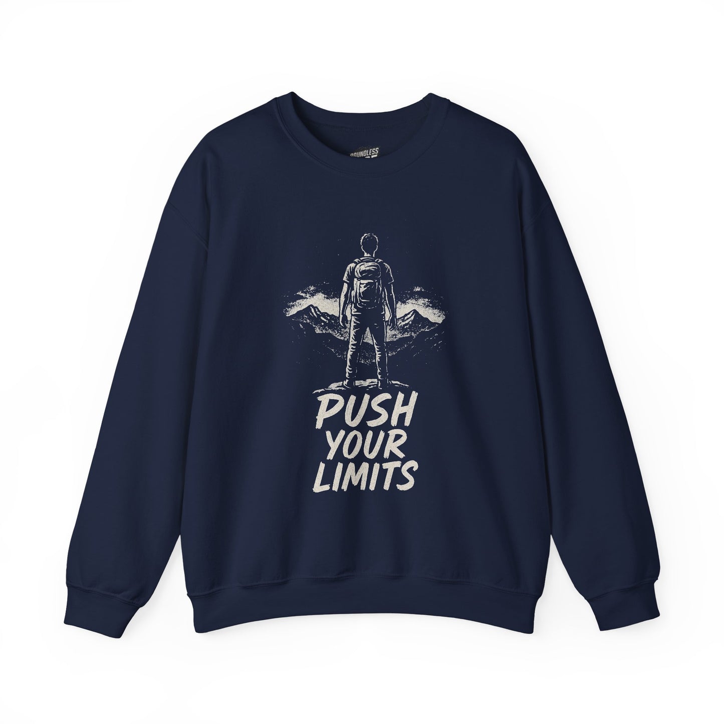 Summit Edition Push Your Limits Hiking Women's Basic Crewneck Sweatshirt