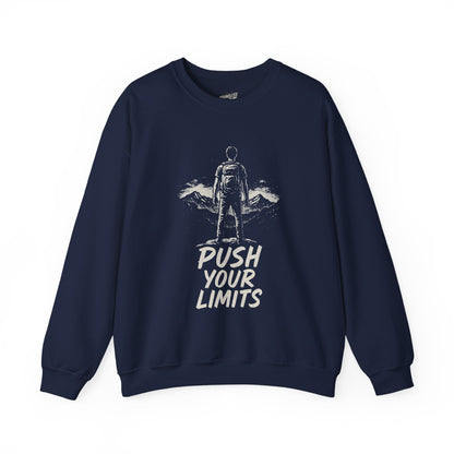 Summit Edition Push Your Limits Hiking Women's Basic Crewneck Sweatshirt