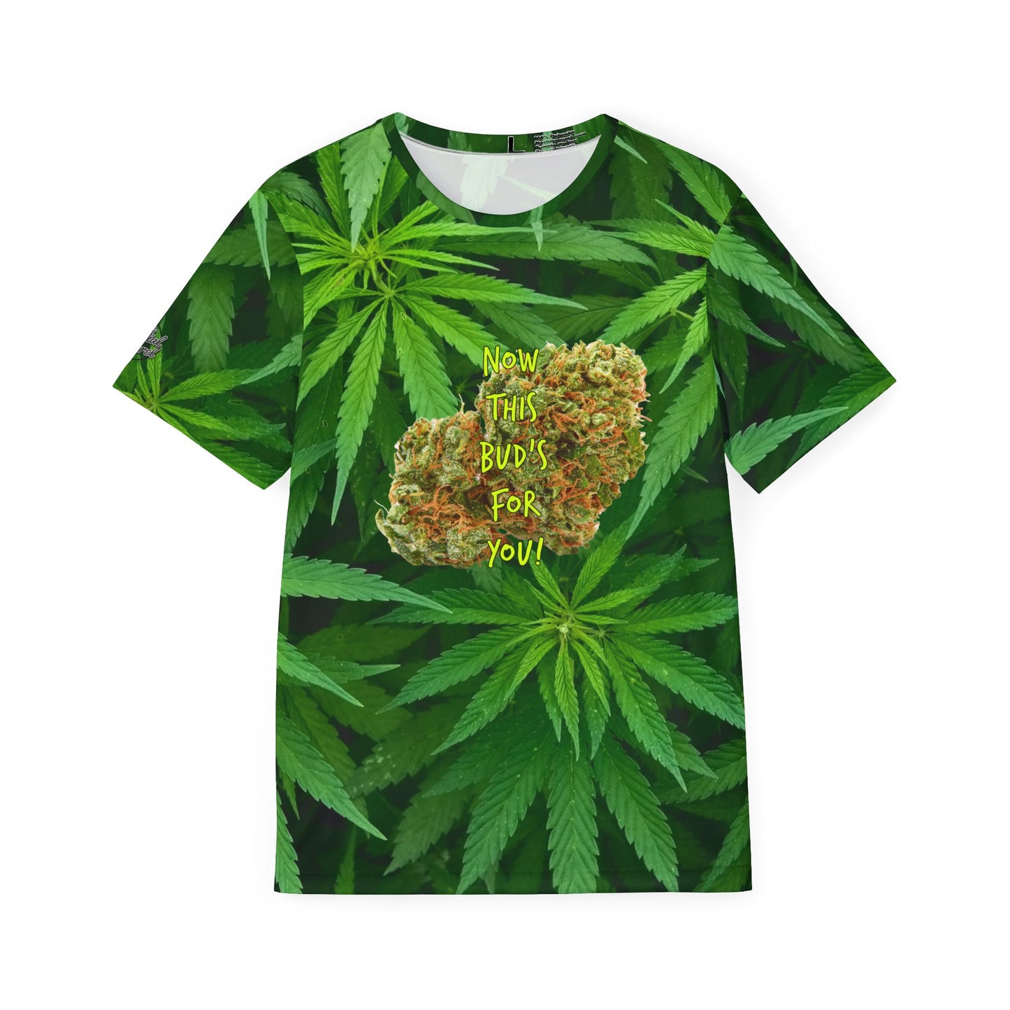 Now This Bud's For You! Pot Leaf Adult Humor Men's Jersey Premium T-Shirt