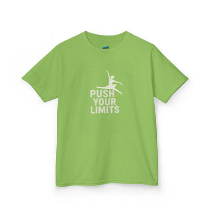 Push Your Limits Dancer Girls' Heavy Cotton T-Shirt