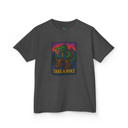 Take a Hike. Gator Hiking Boys' Heavy Cotton T-Shirt